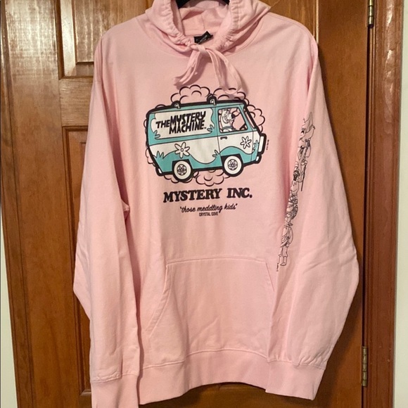 Pink Scooby Doo Mystery Inc. Hoodie Size 2XL NWOT - Picture 6 of 9